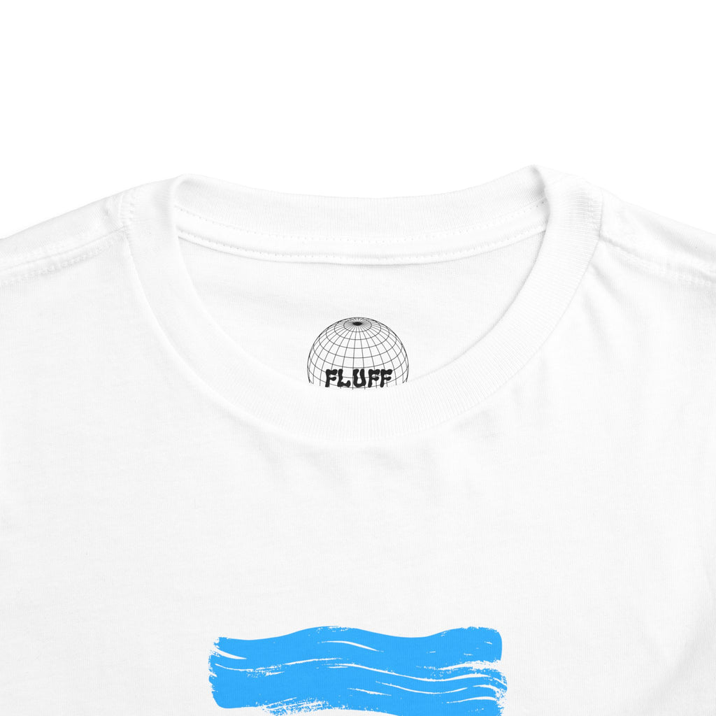 Toddler Tee — Colorful Brushstroke Stack Graphic (Kids Short Sleeve)