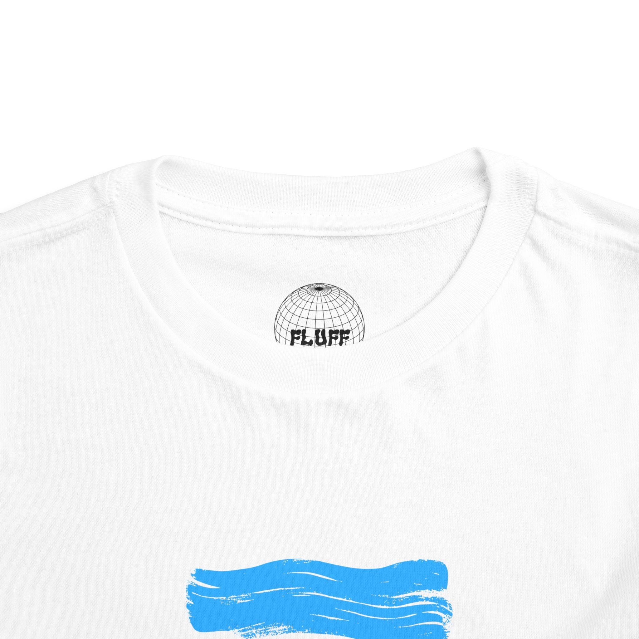 Toddler Tee — Colorful Brushstroke Stack Graphic (Kids Short Sleeve)