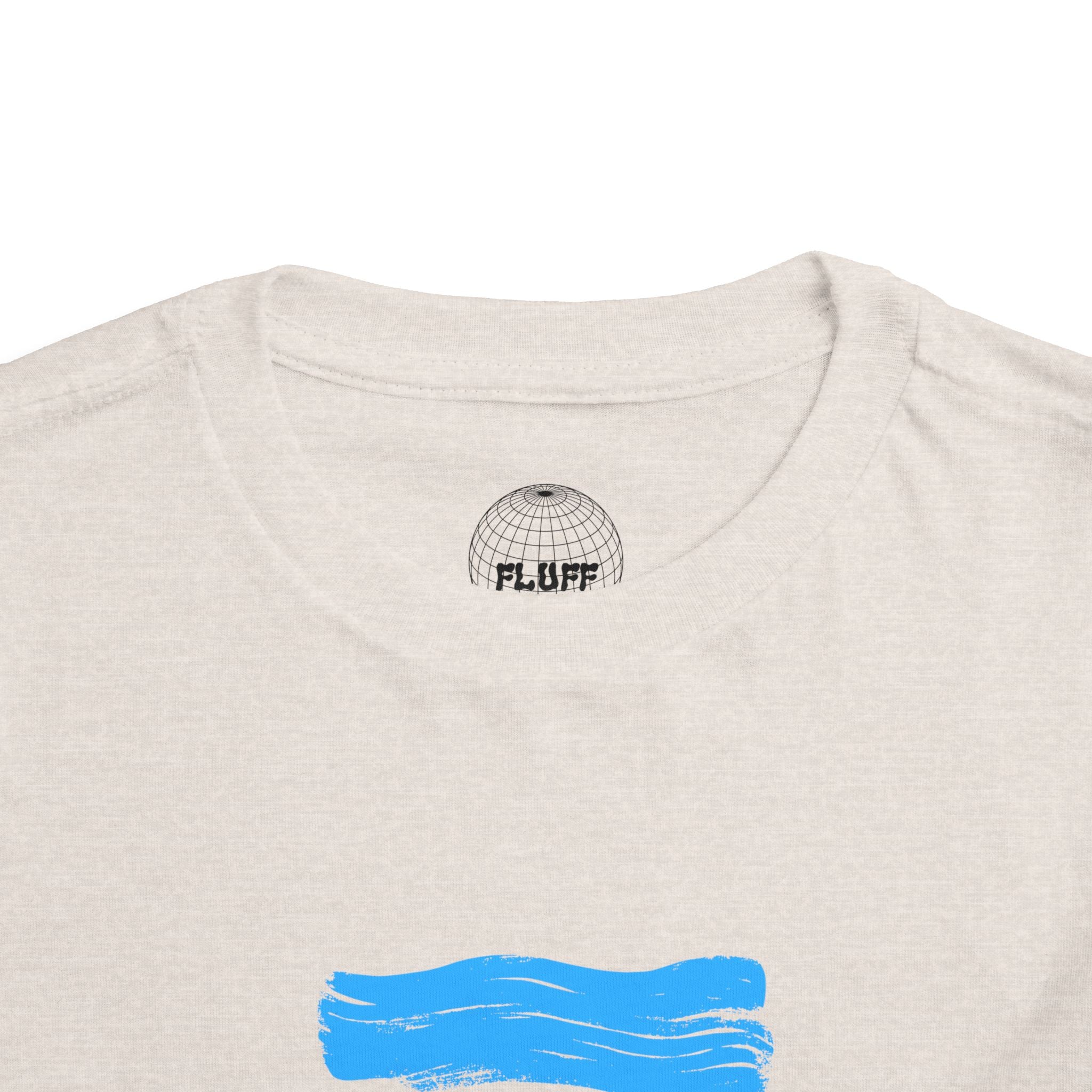 Toddler Tee — Colorful Brushstroke Stack Graphic (Kids Short Sleeve)