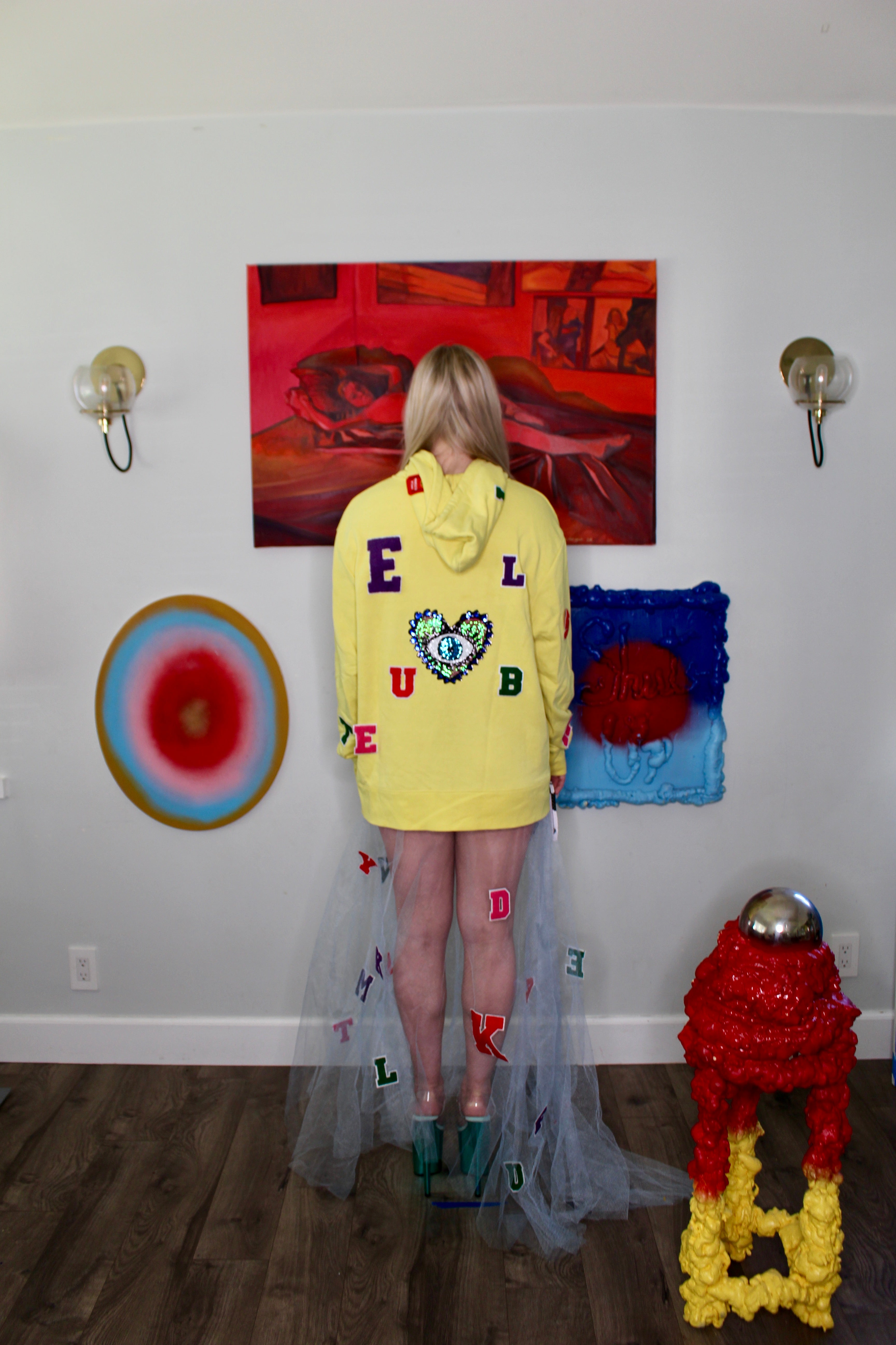 Alphabet Hoodie Dress