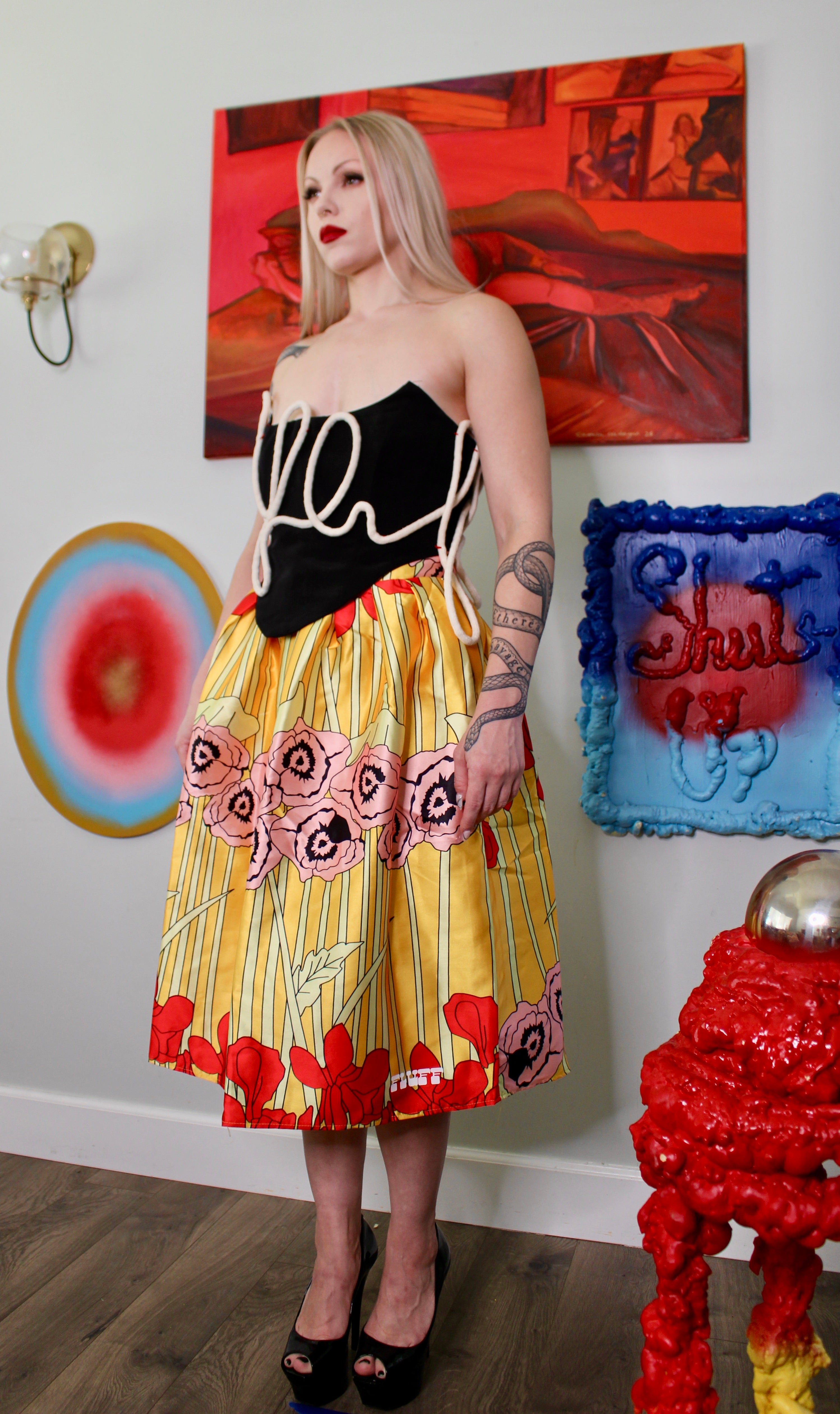 Floral Tulip Skirt