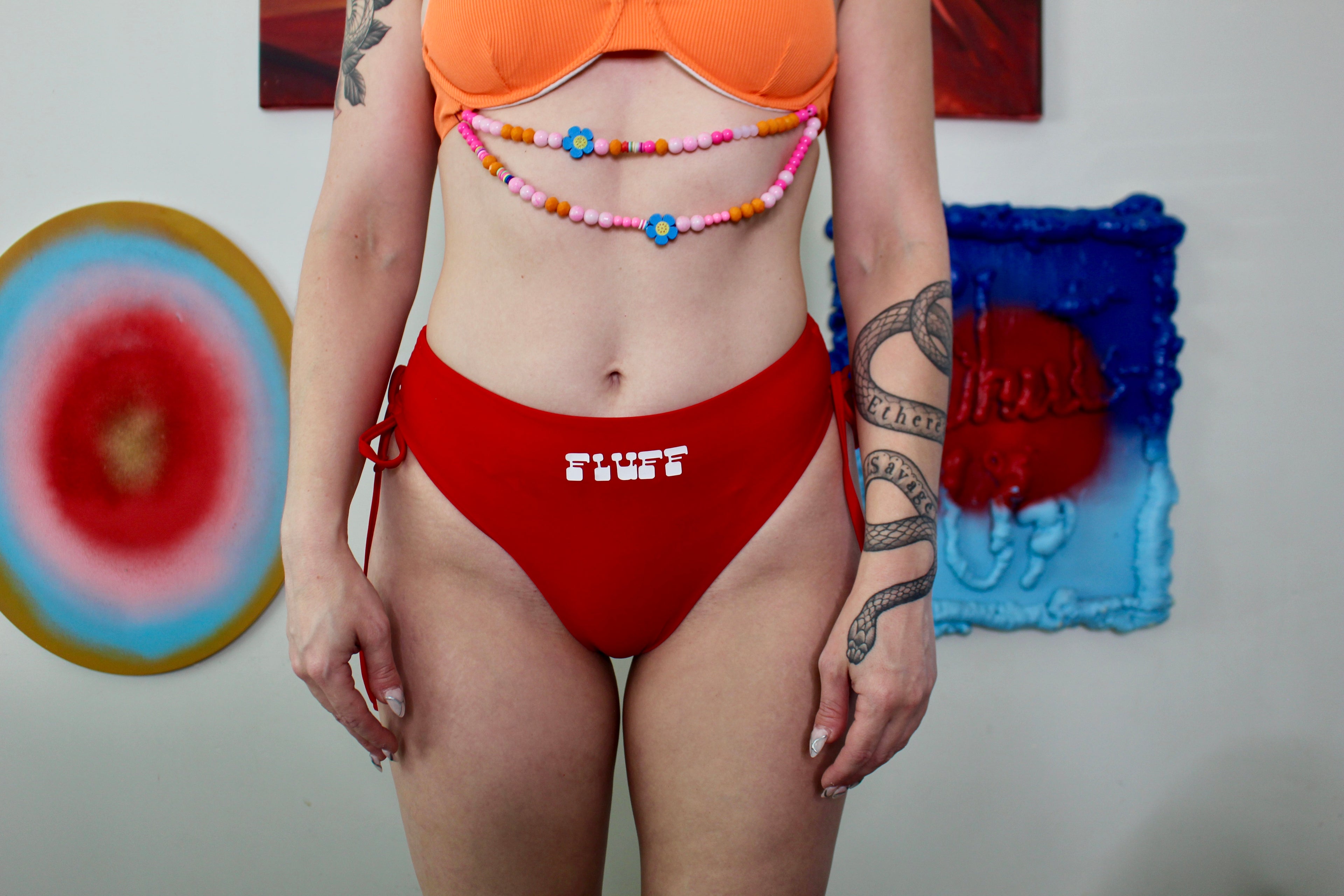 Red Bikini Bottom