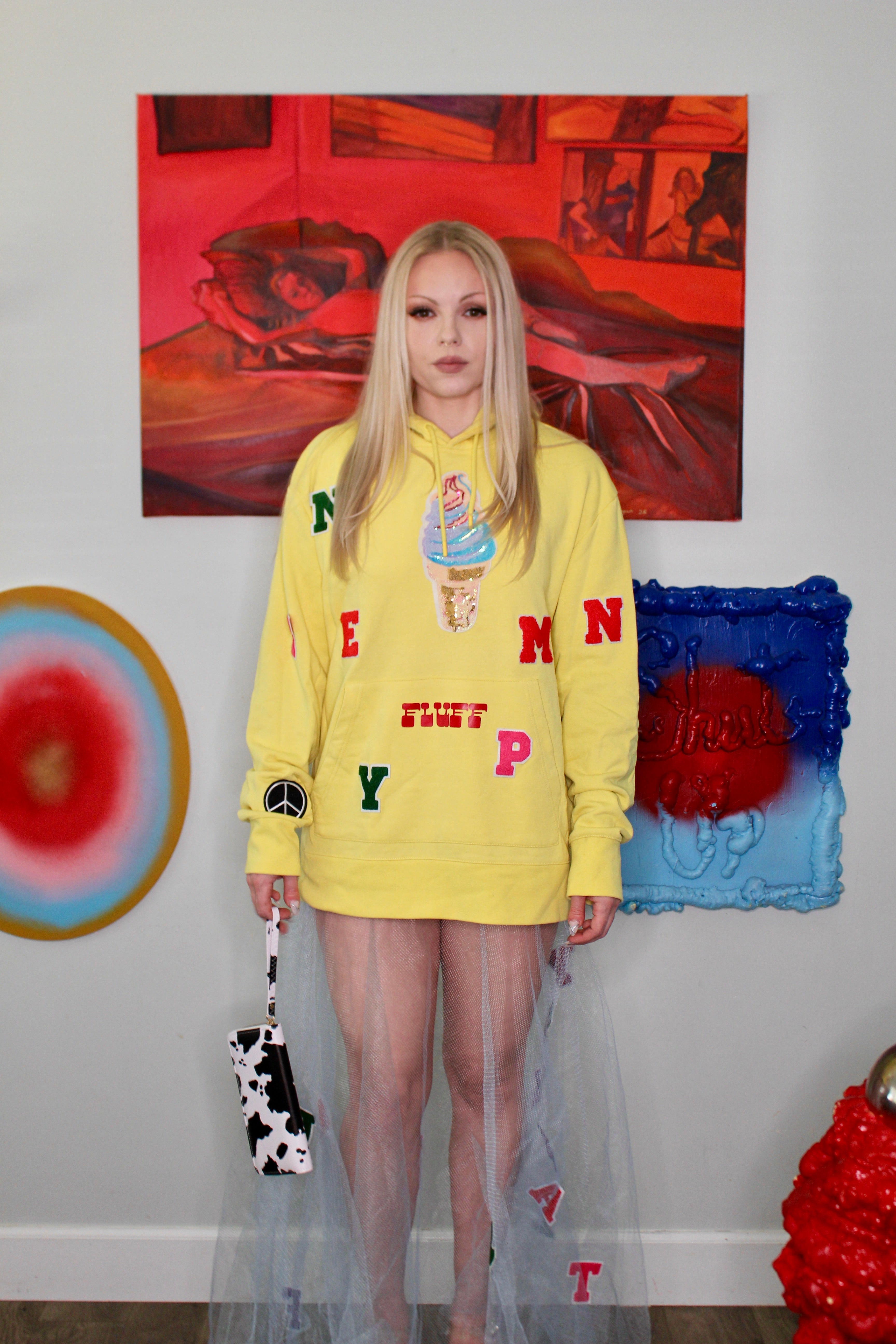 Alphabet Hoodie Dress