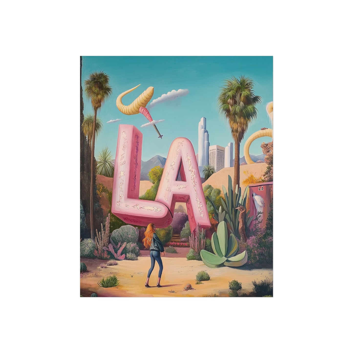 LA Fire Relief Charity Art Print