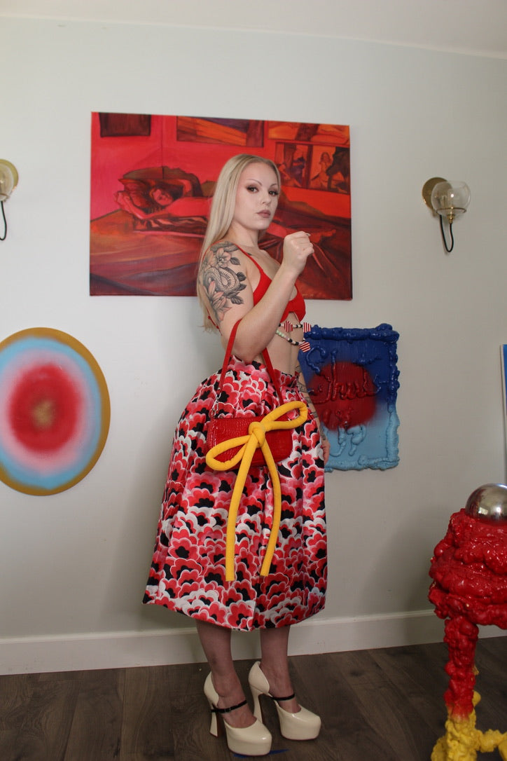 Red Tulip Skirt