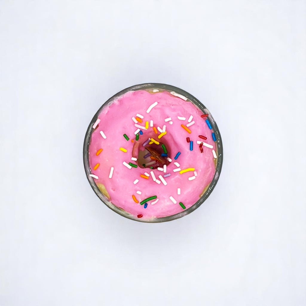 Donut Worry Be Happy Candle