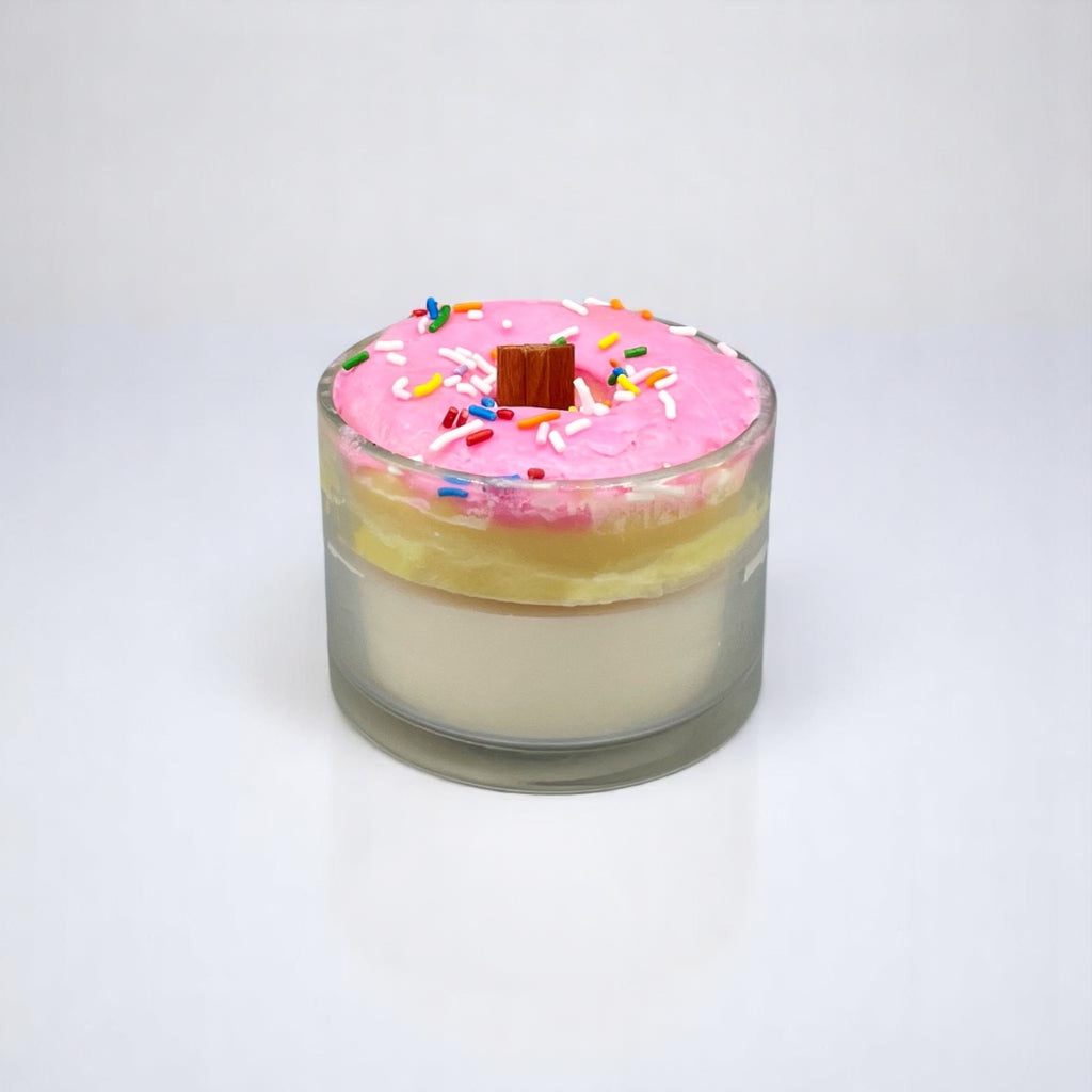 Donut Worry Be Happy Candle