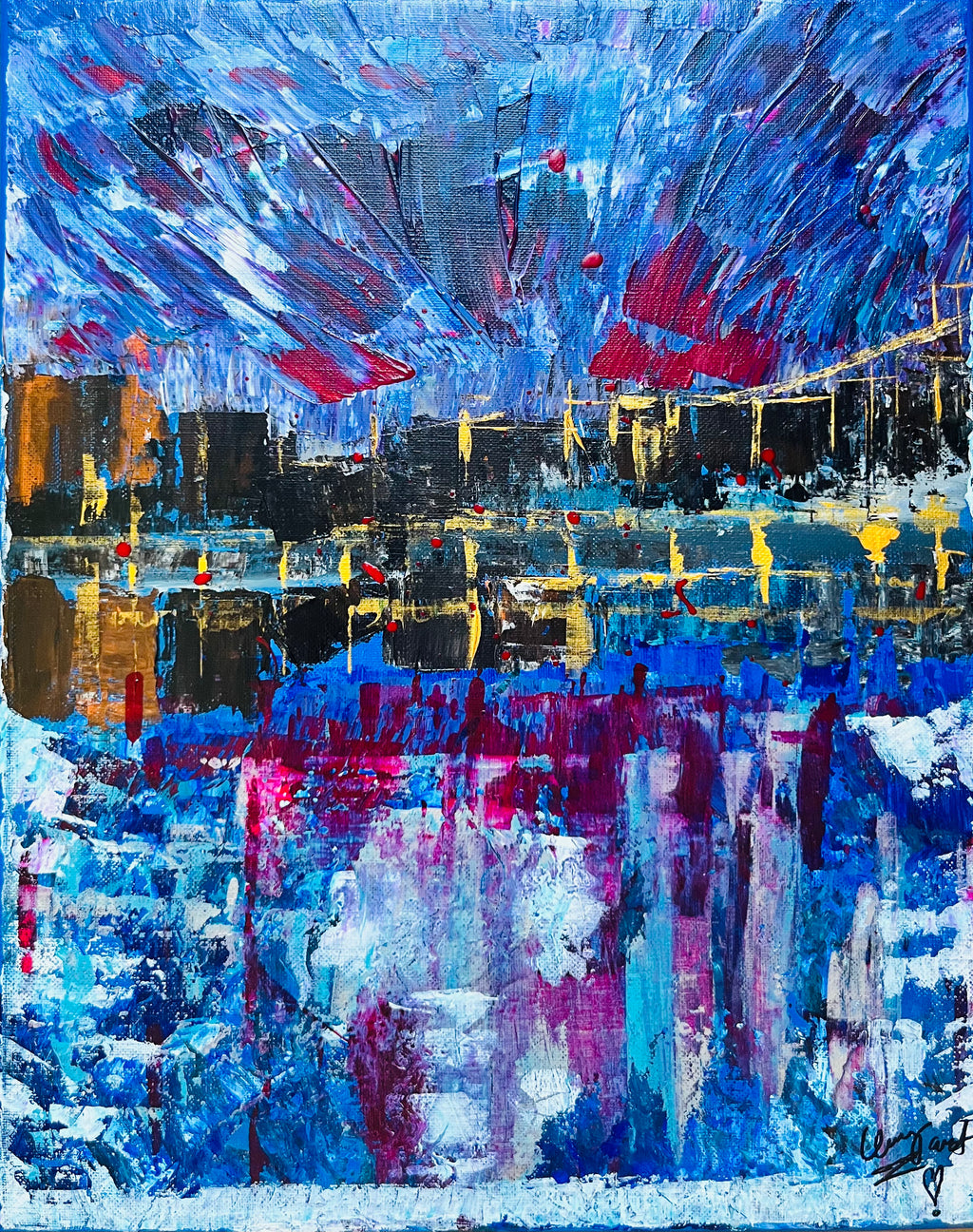 After the rain, the city breathes by Lenny Art
