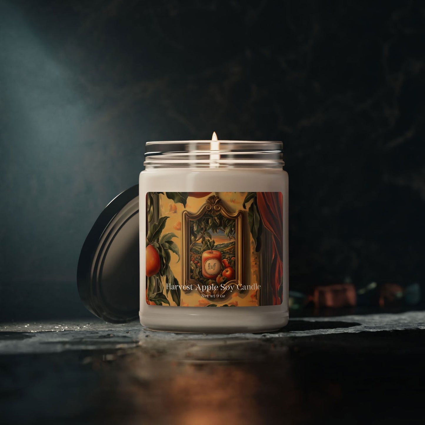 Apple Harvest Soy Candle, 9oz - Fluff - 