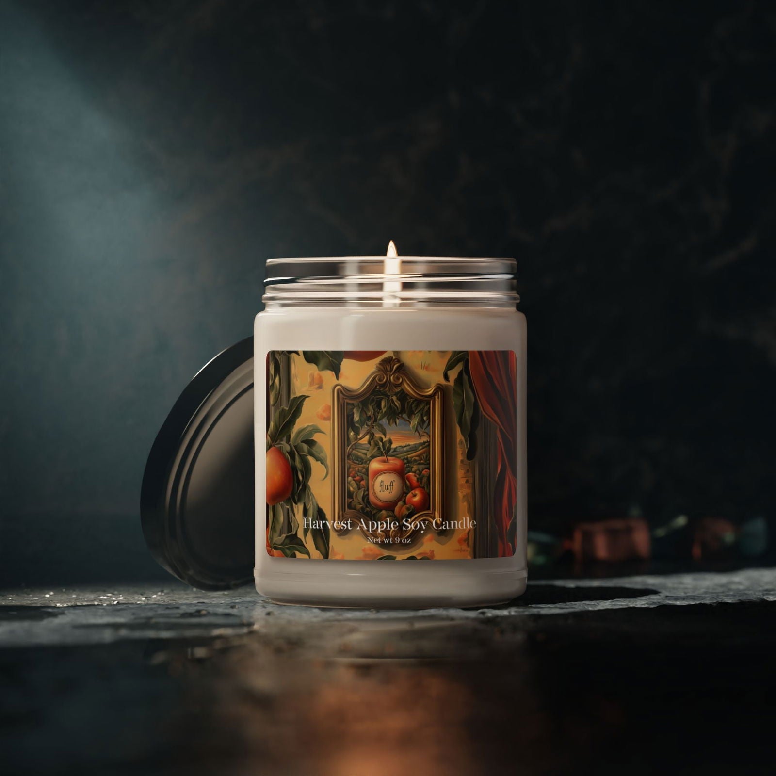 Apple Harvest Soy Candle, 9oz - Fluff - 