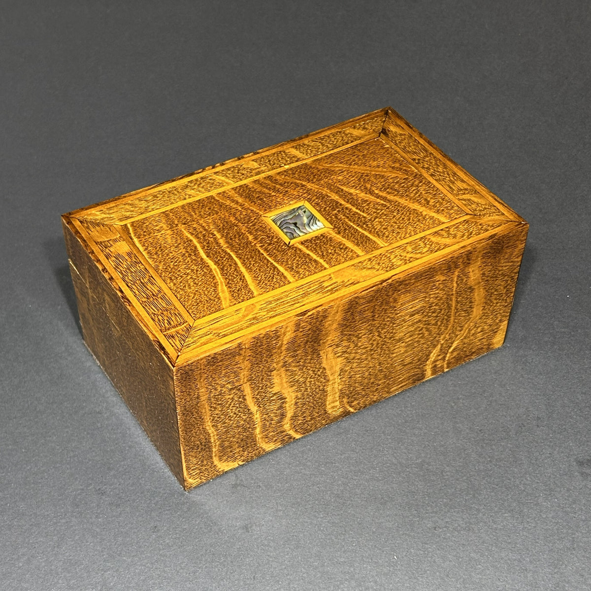 Flamed Redwood Decorative Box B06 by Henry Chapin