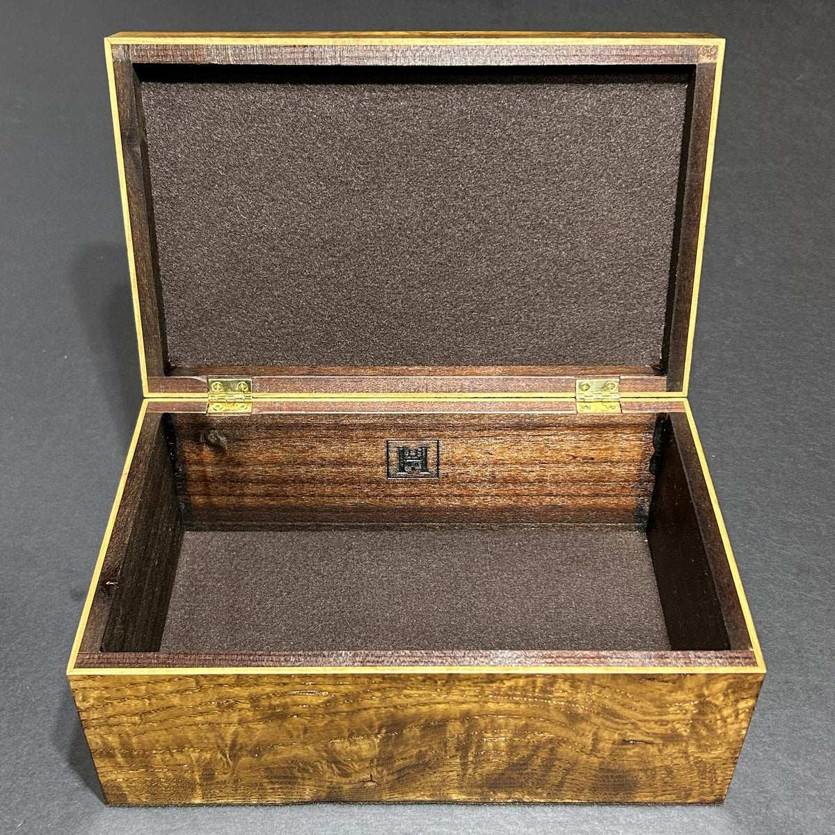 Figured White Ash Decorative Box B07 by Henry Chapin