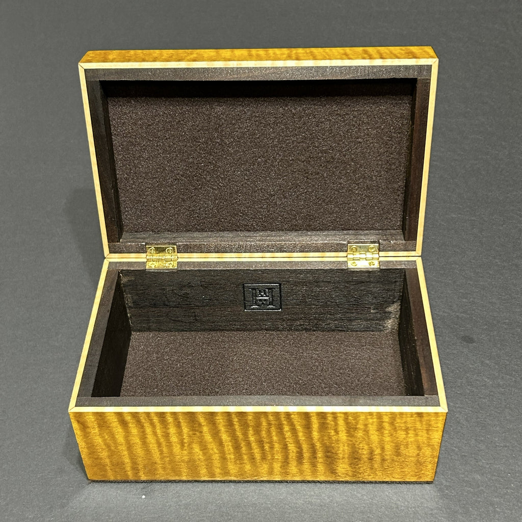 Eastern Flamed Maple Decorative Box B11 by Henry Chapin