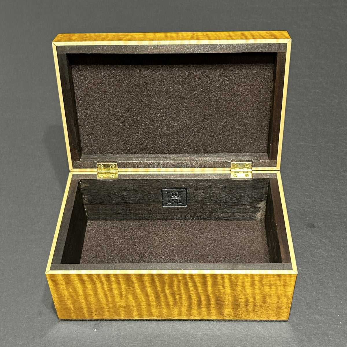 Eastern Flamed Maple Decorative Box B11 by Henry Chapin