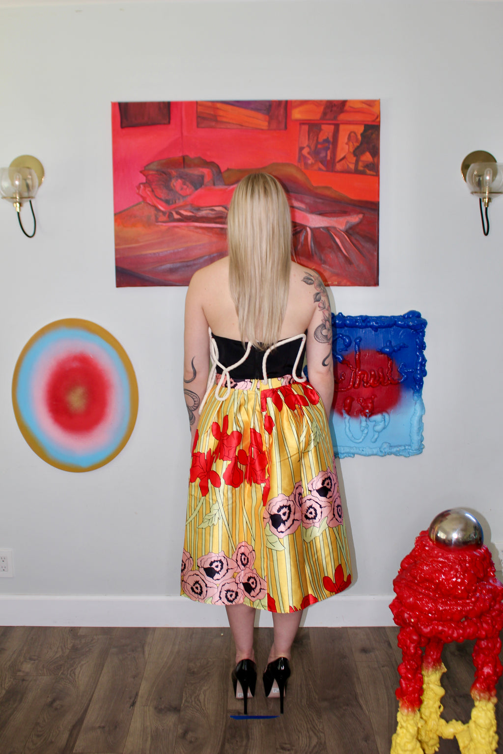 Floral Tulip Skirt