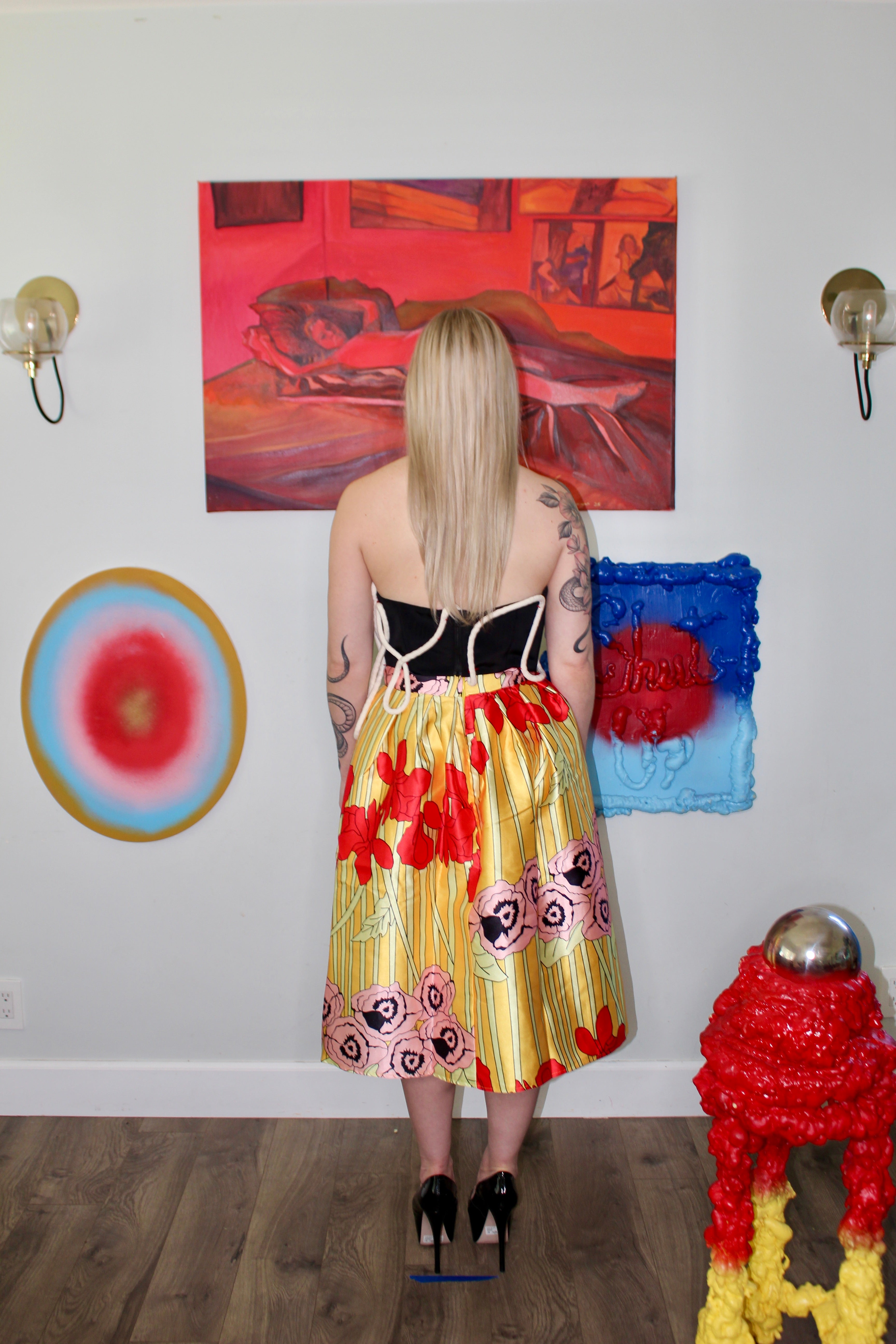 Floral Tulip Skirt