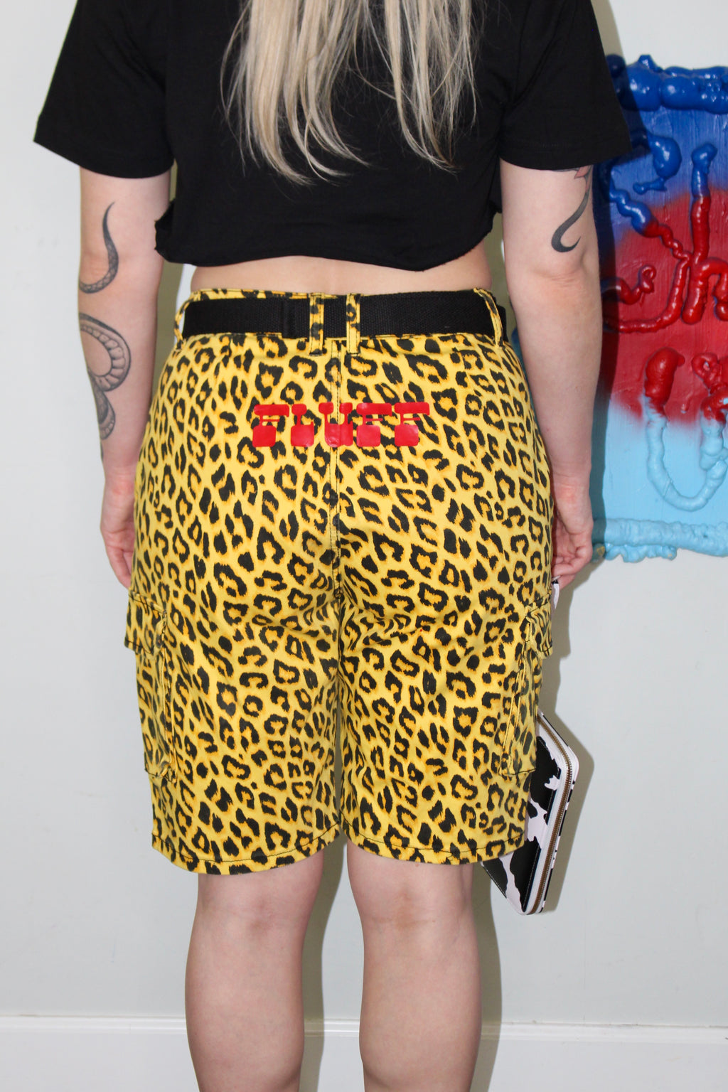Leopard Jorts