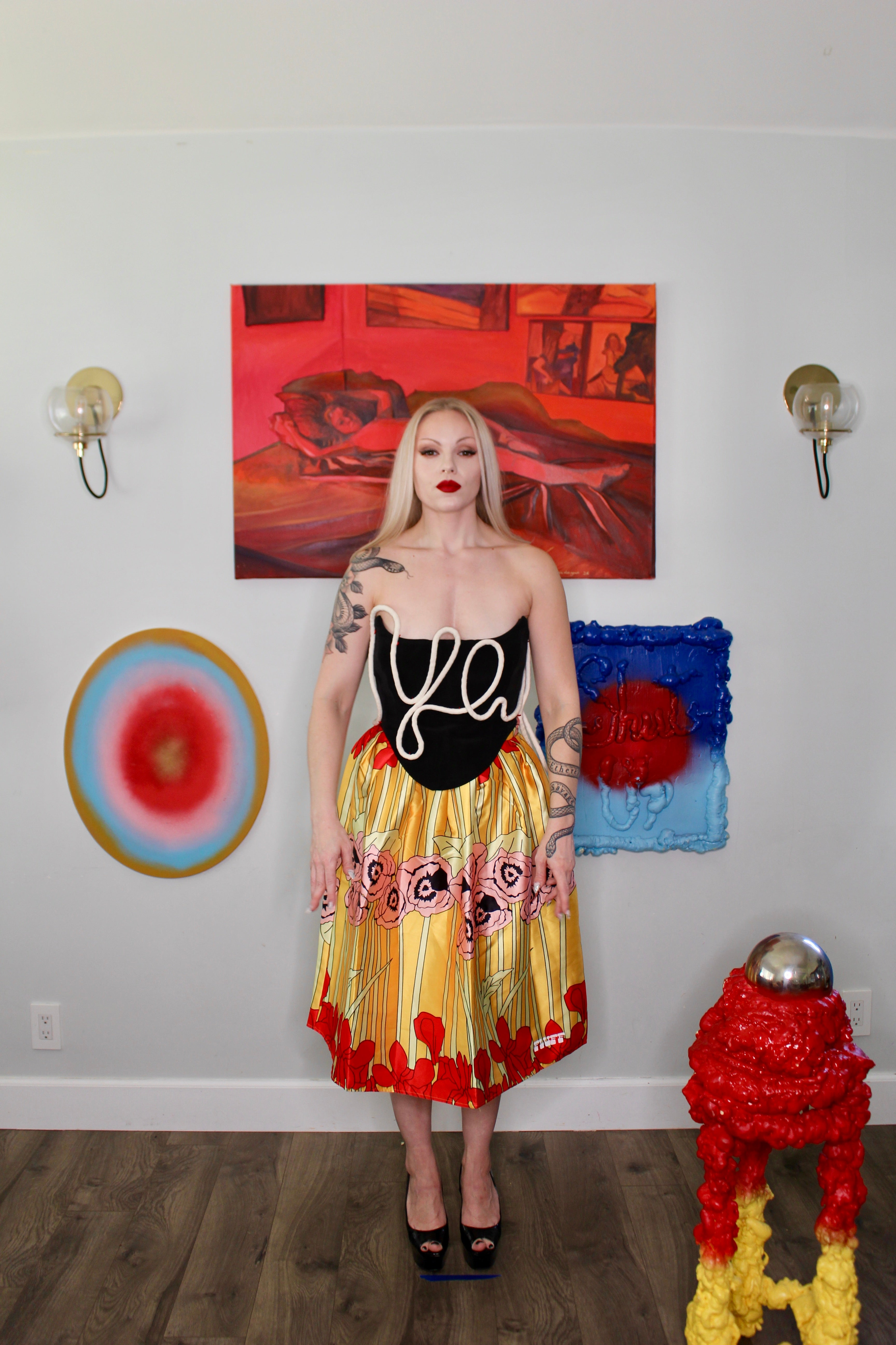 Floral Tulip Skirt