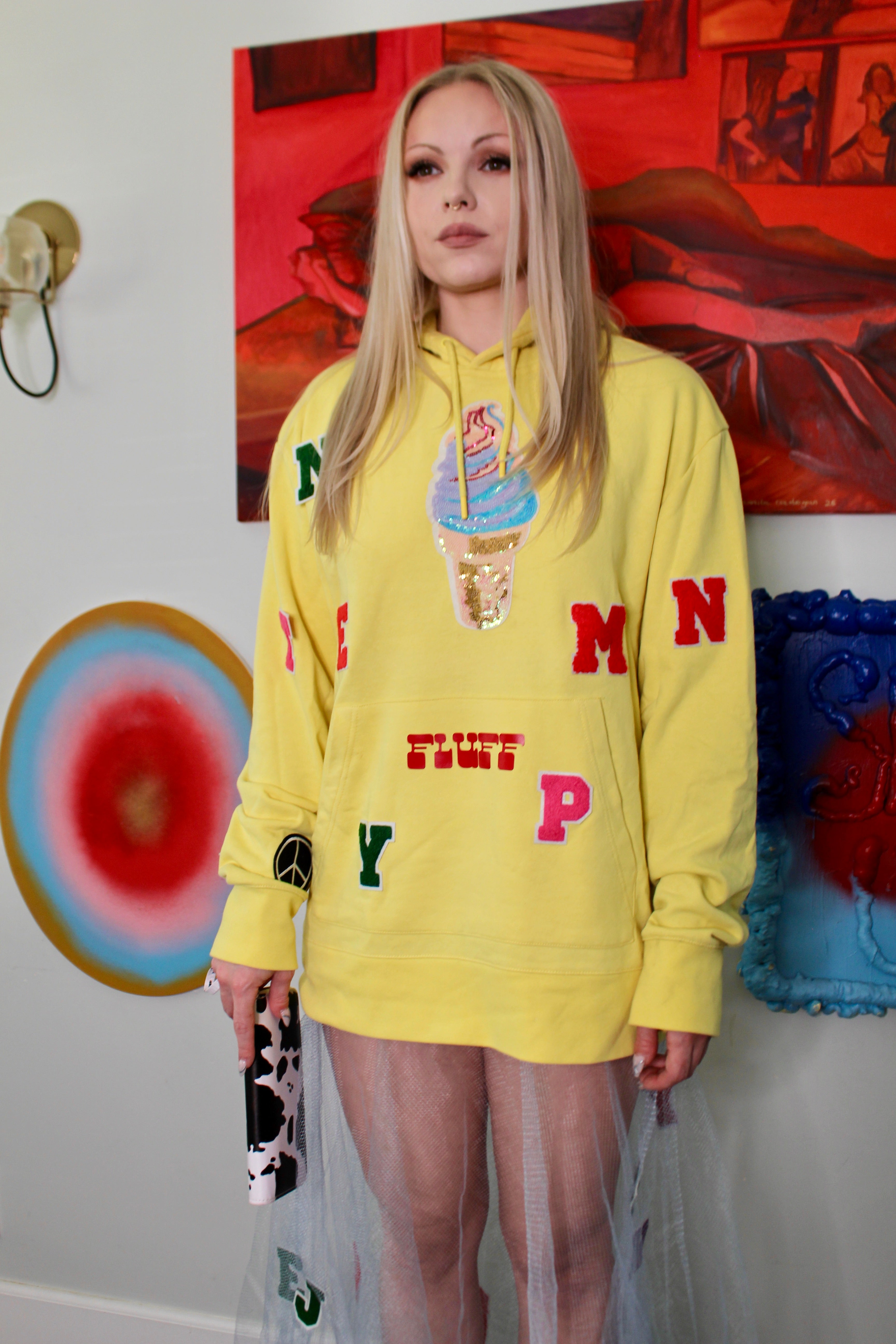 Alphabet Hoodie Dress