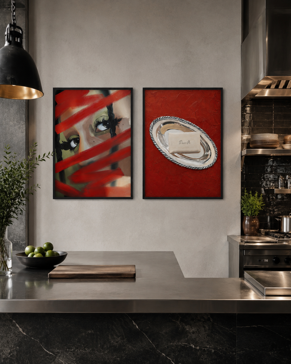 Diptych - The Letter That Was Never Written by Mary Evs