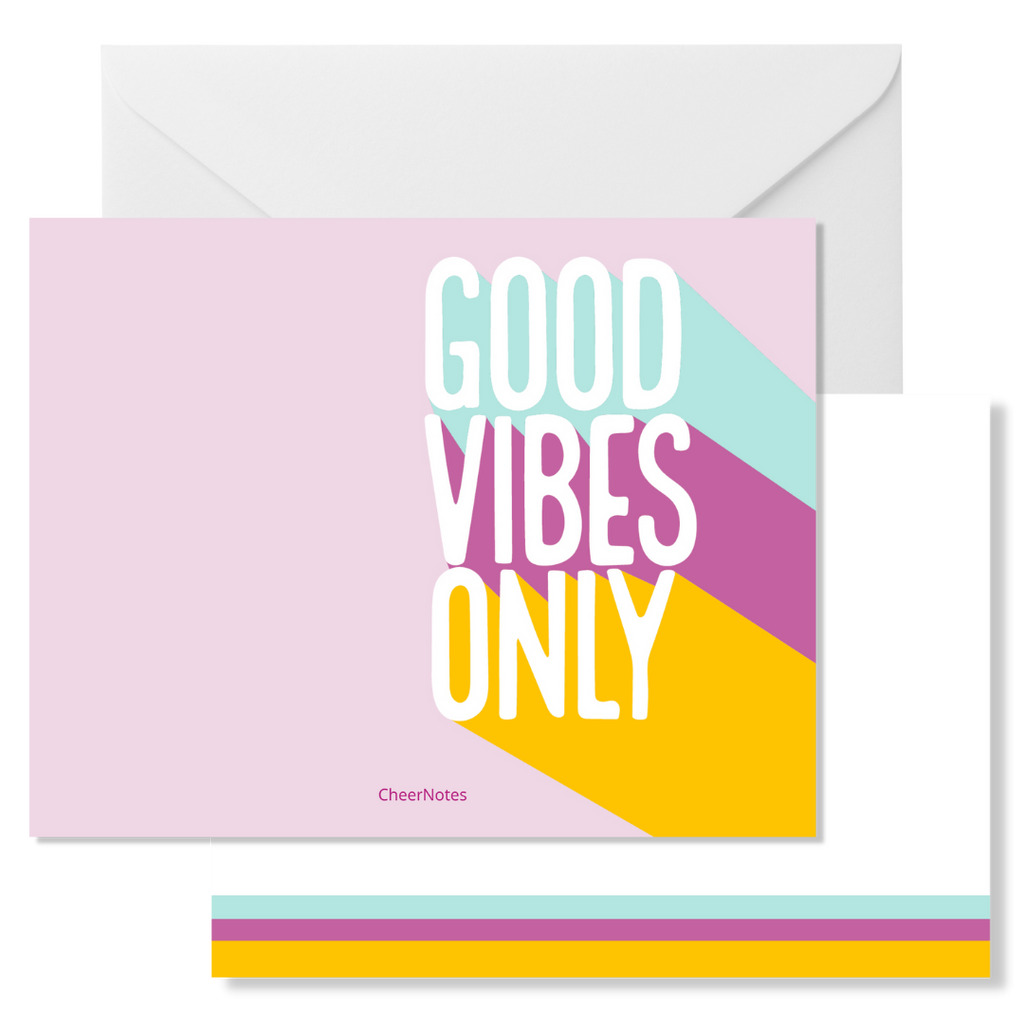 Good Vibes Only Social Stationery