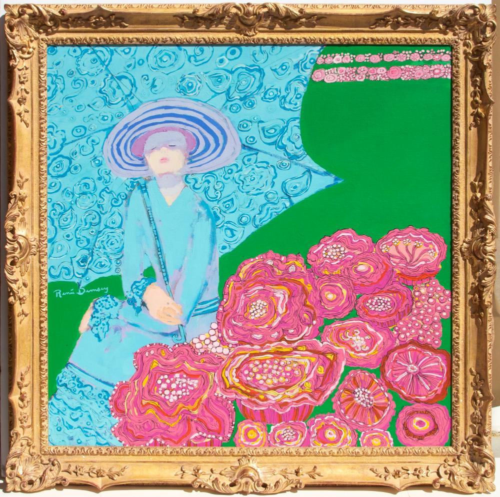 Renee Demsey "Lady and Parasol"