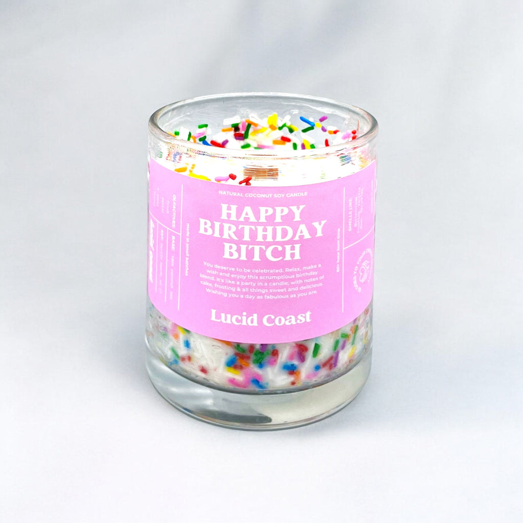Happy Birthday B*tch Candle