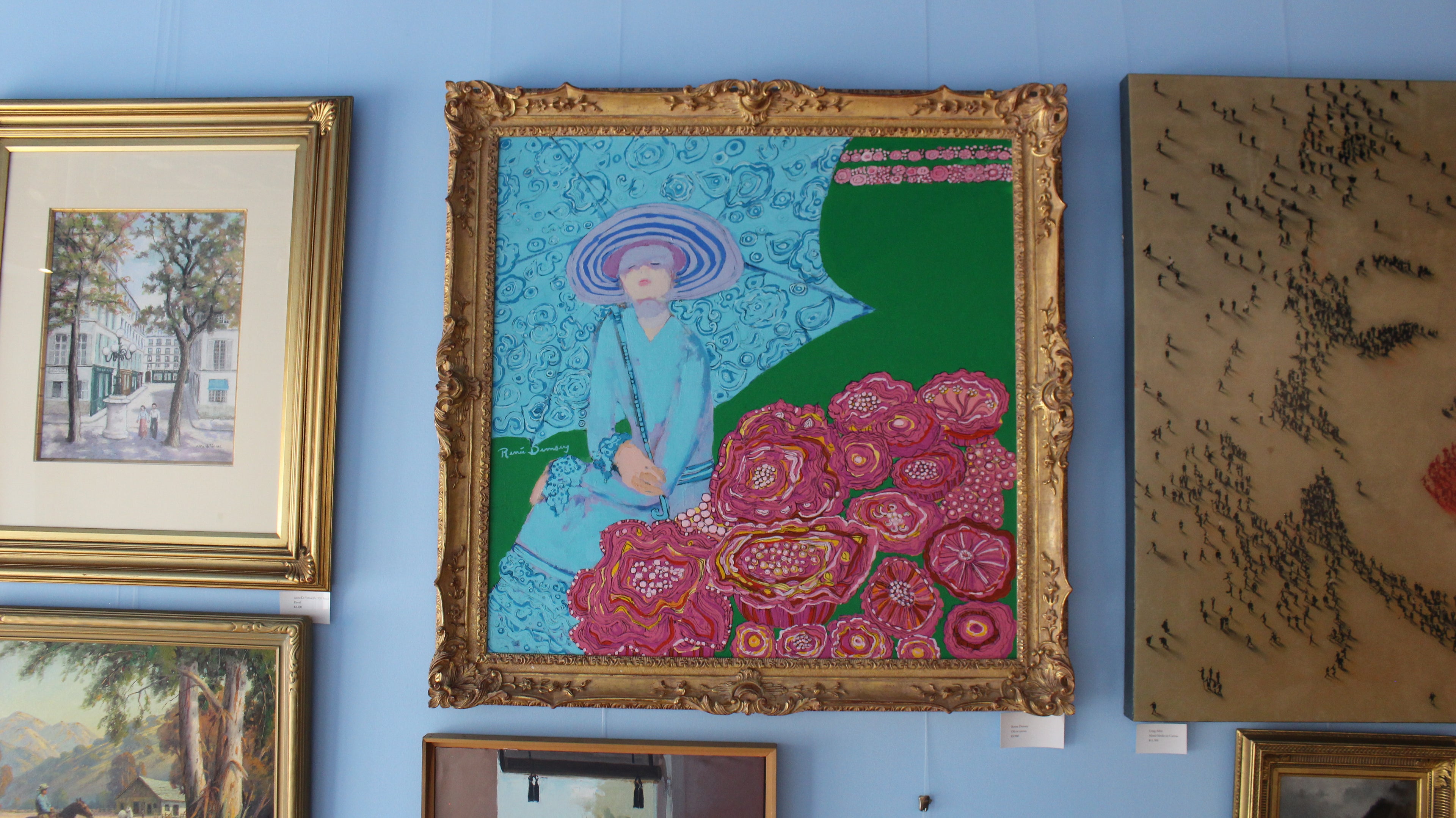 Renee Demsey "Lady and Parasol"