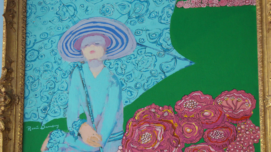 Renee Demsey "Lady and Parasol"