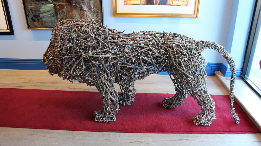 John McQueen - Haystack Lion, 1999