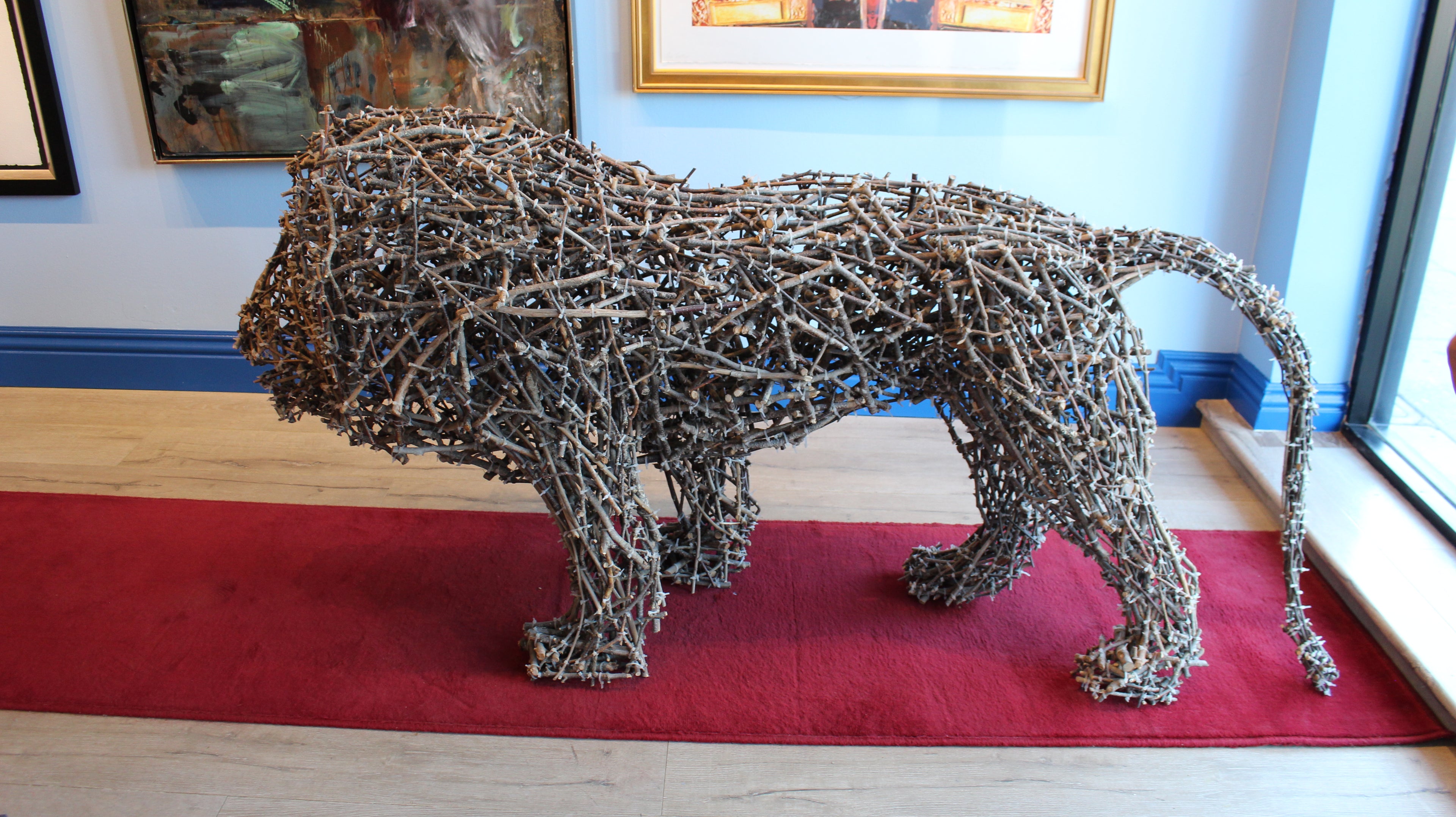 John McQueen - Haystack Lion, 1999