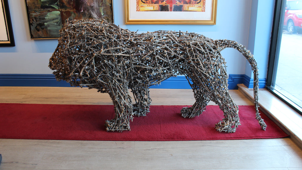 John McQueen - Haystack Lion, 1999