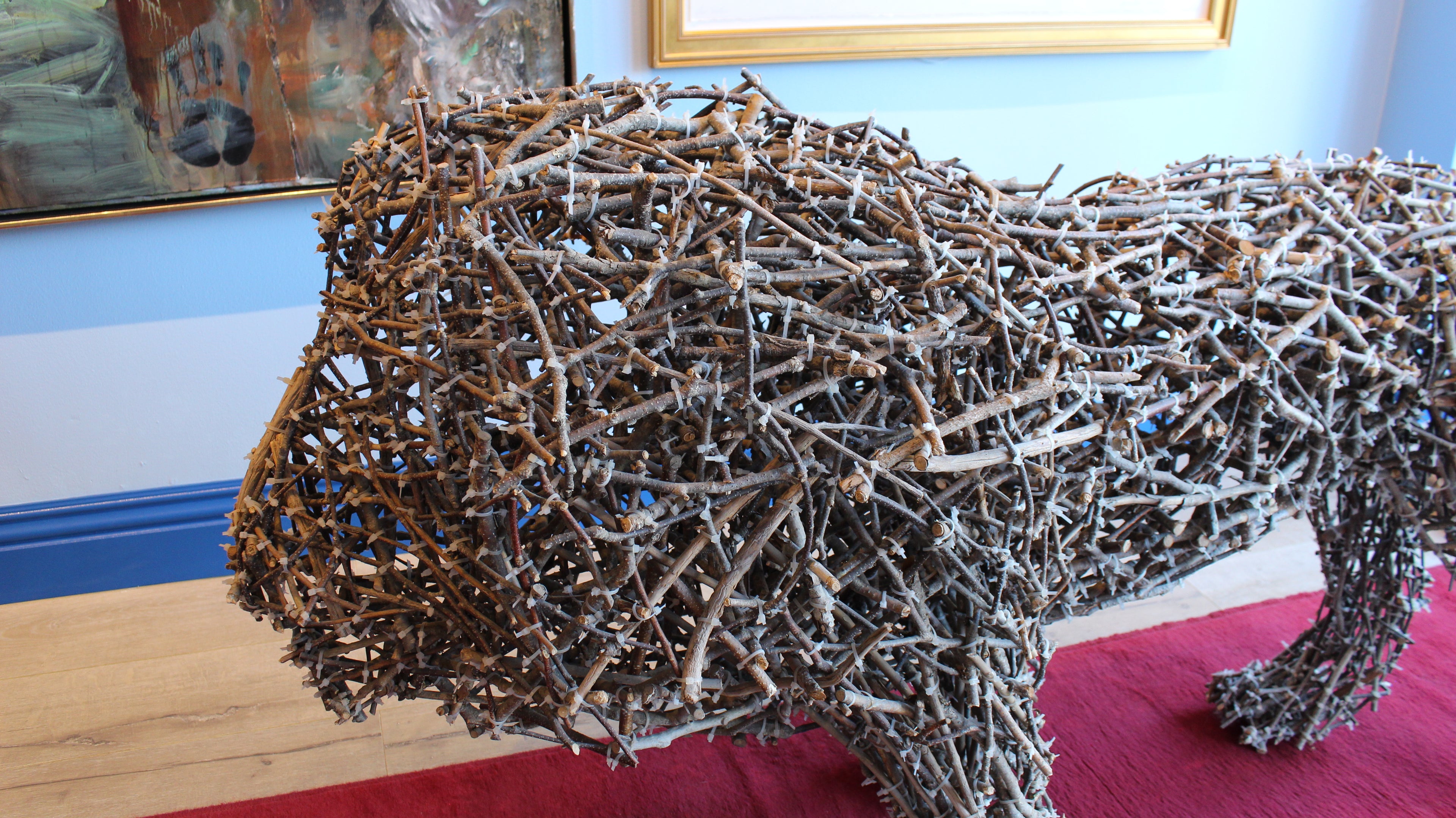 John McQueen - Haystack Lion, 1999