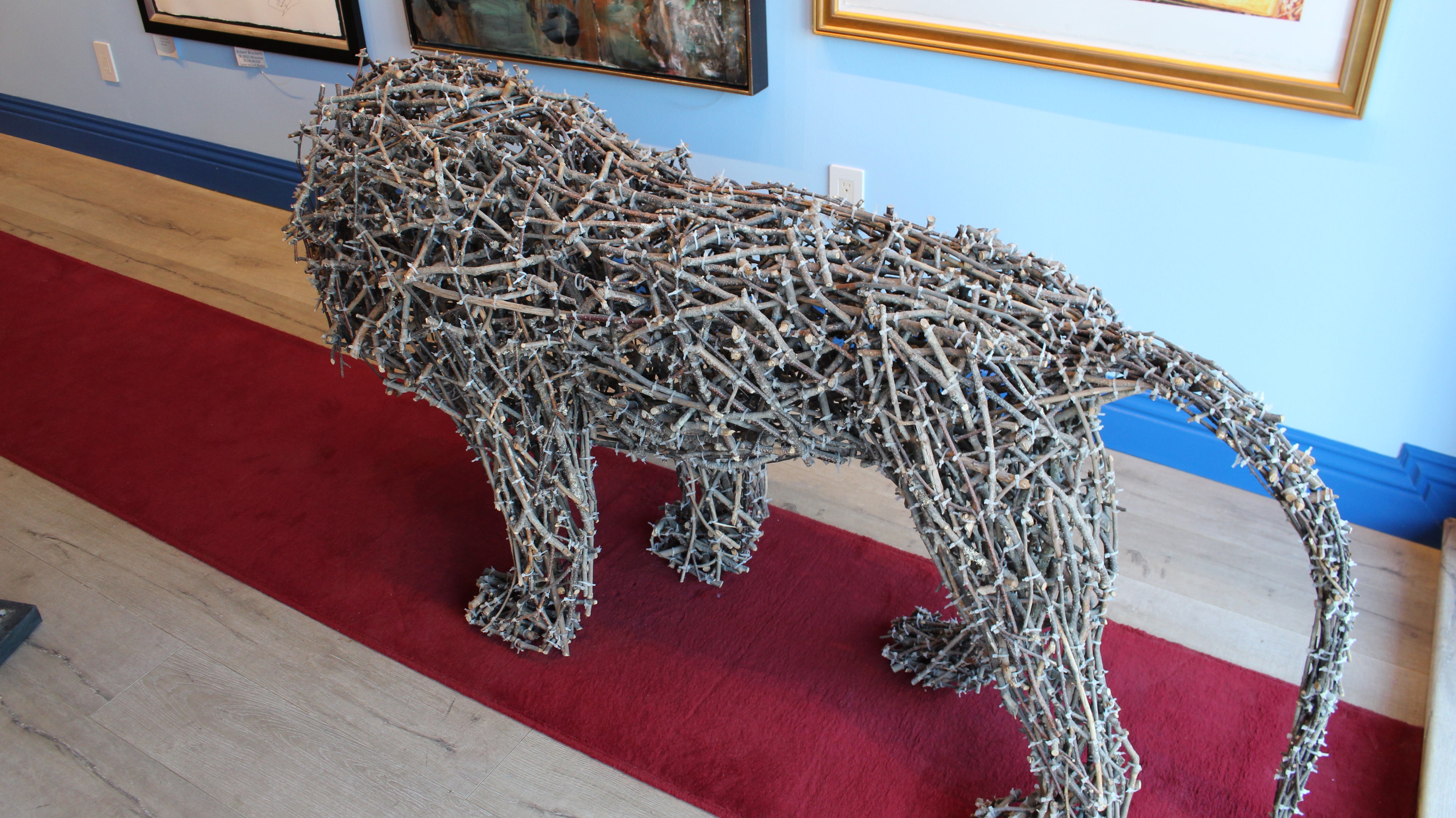 John McQueen - Haystack Lion, 1999