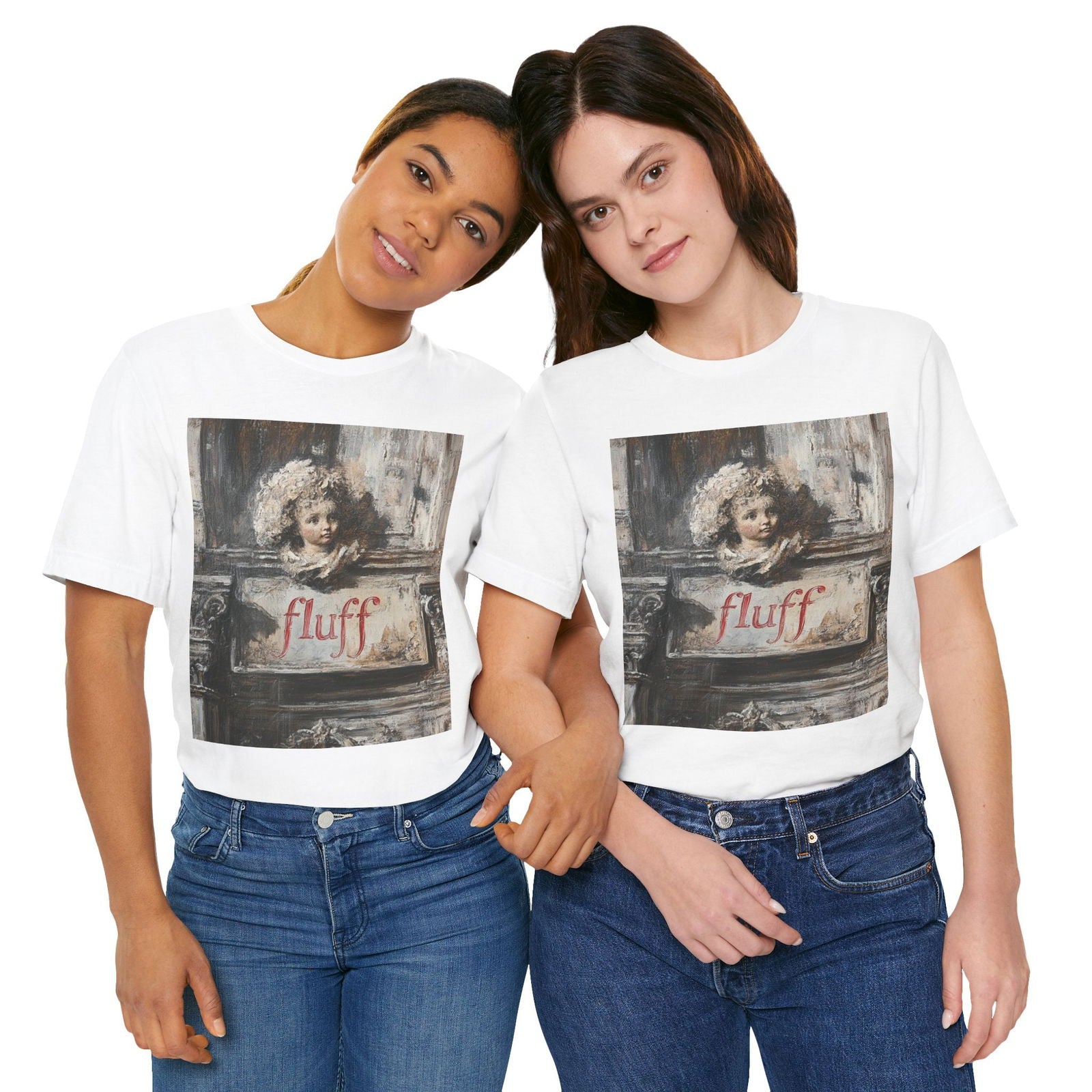 Jersey Angel Unisex Tee - Fluff - 