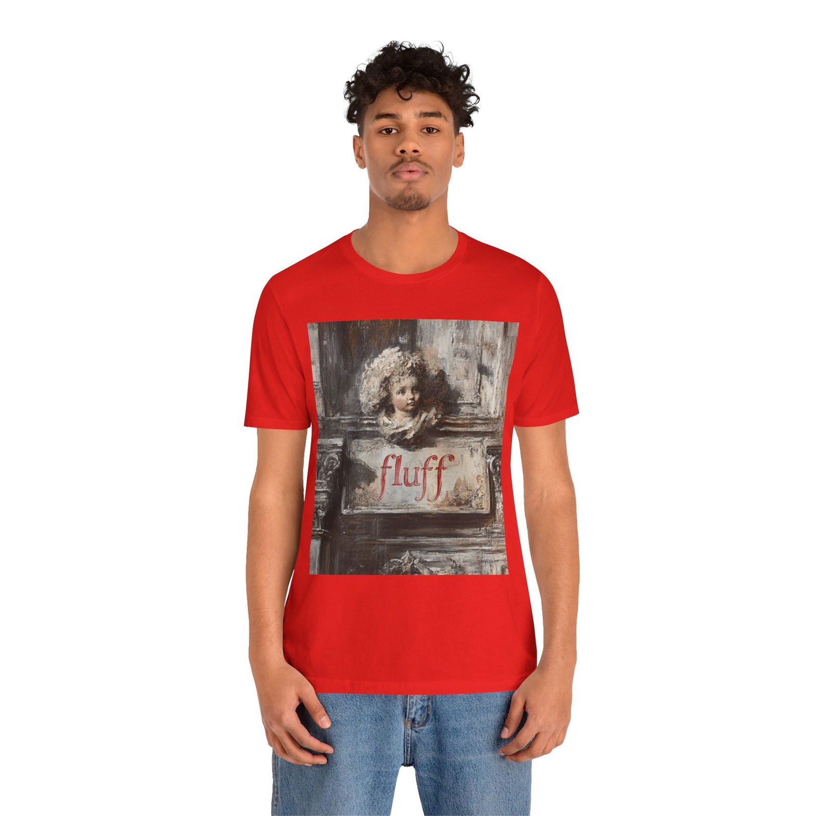 Jersey Angel Unisex Tee - Fluff - 