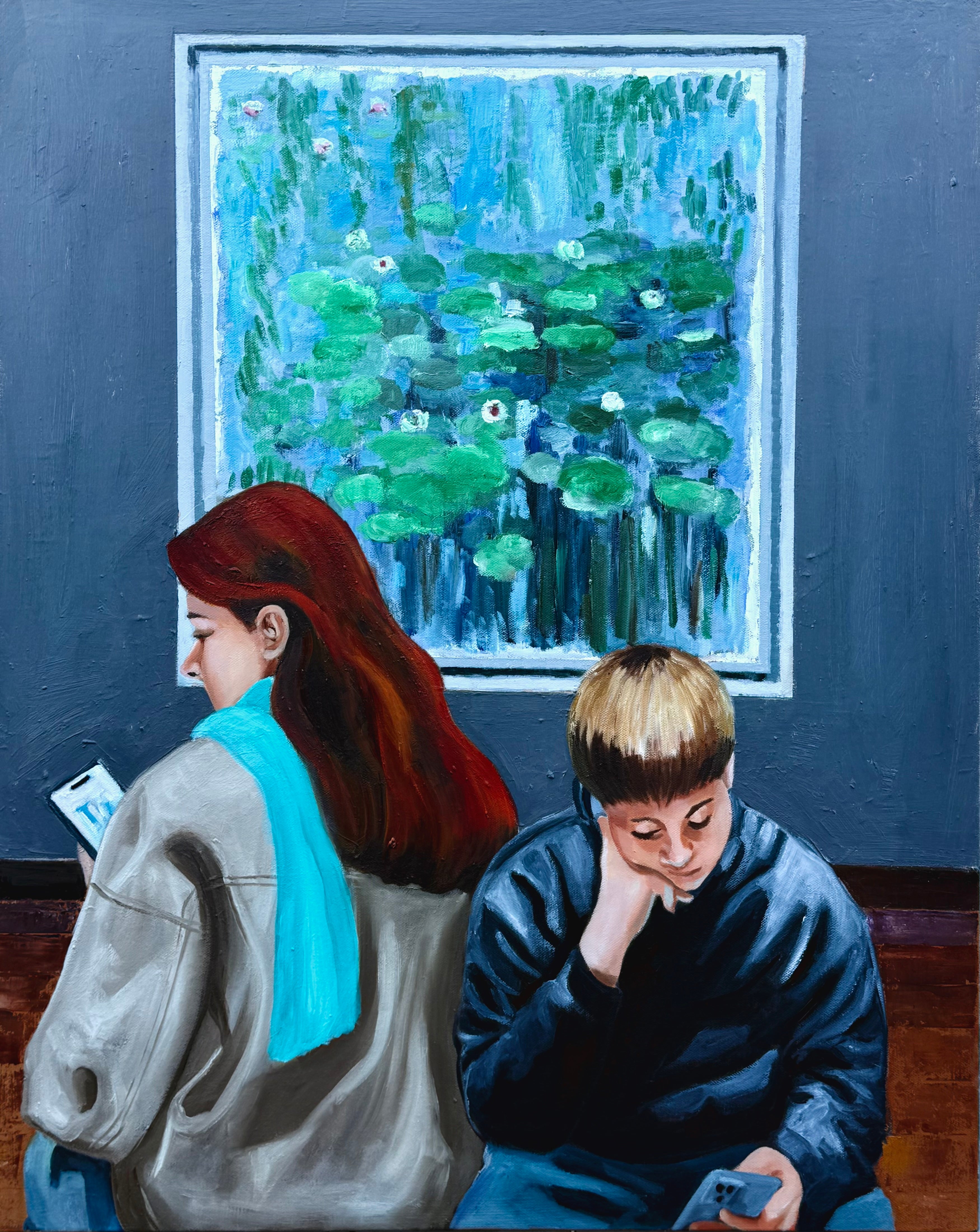 Monet Contre L'Iphone by Edgar Allan Toh