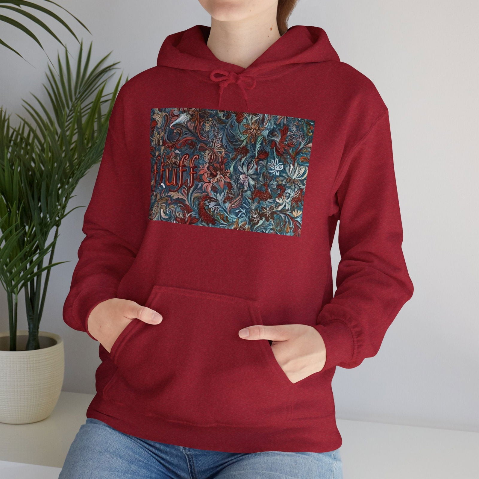 Renaissance Floral Hoodie - Fluff - 