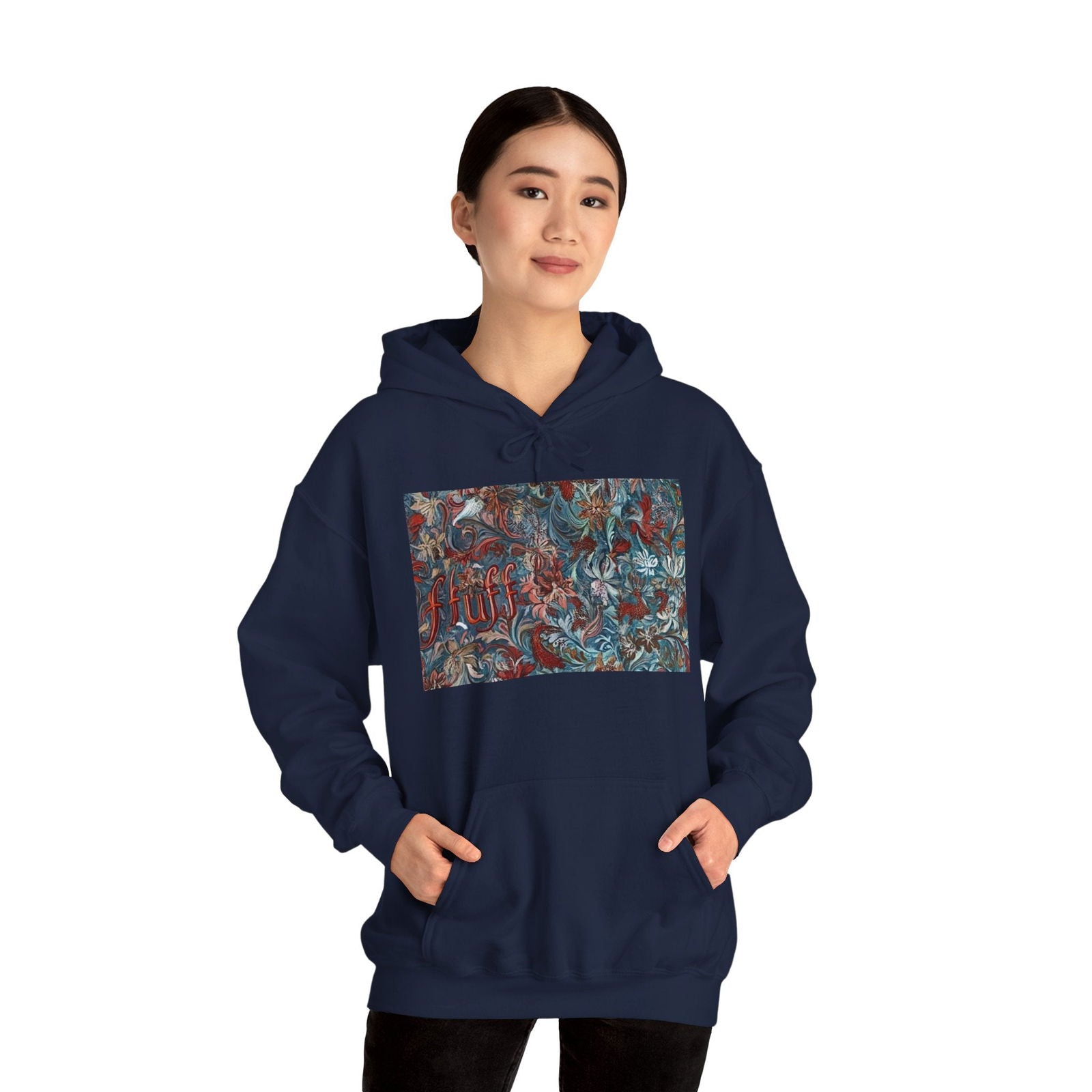 Renaissance Floral Hoodie - Fluff - 