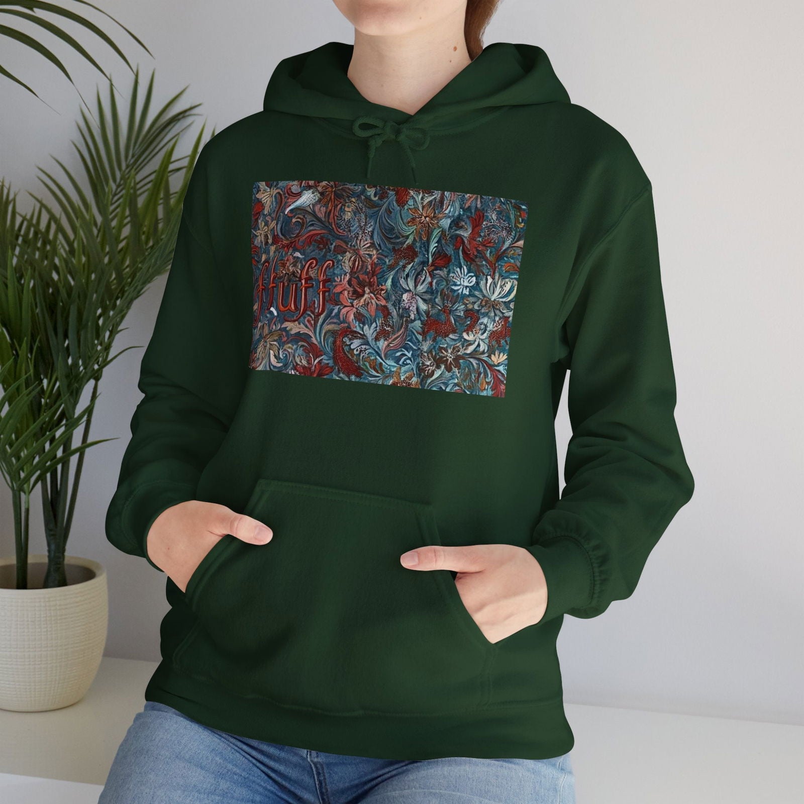 Renaissance Floral Hoodie - Fluff - 