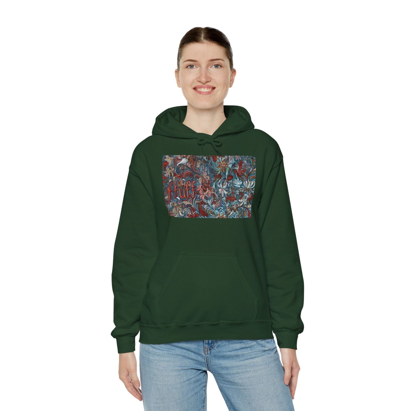 Renaissance Floral Hoodie - Fluff - 