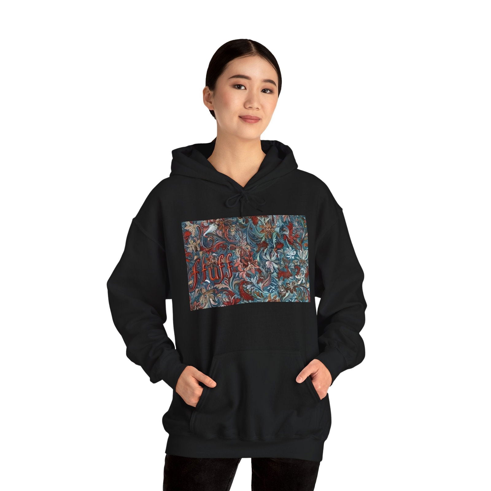 Renaissance Floral Hoodie - Fluff - 