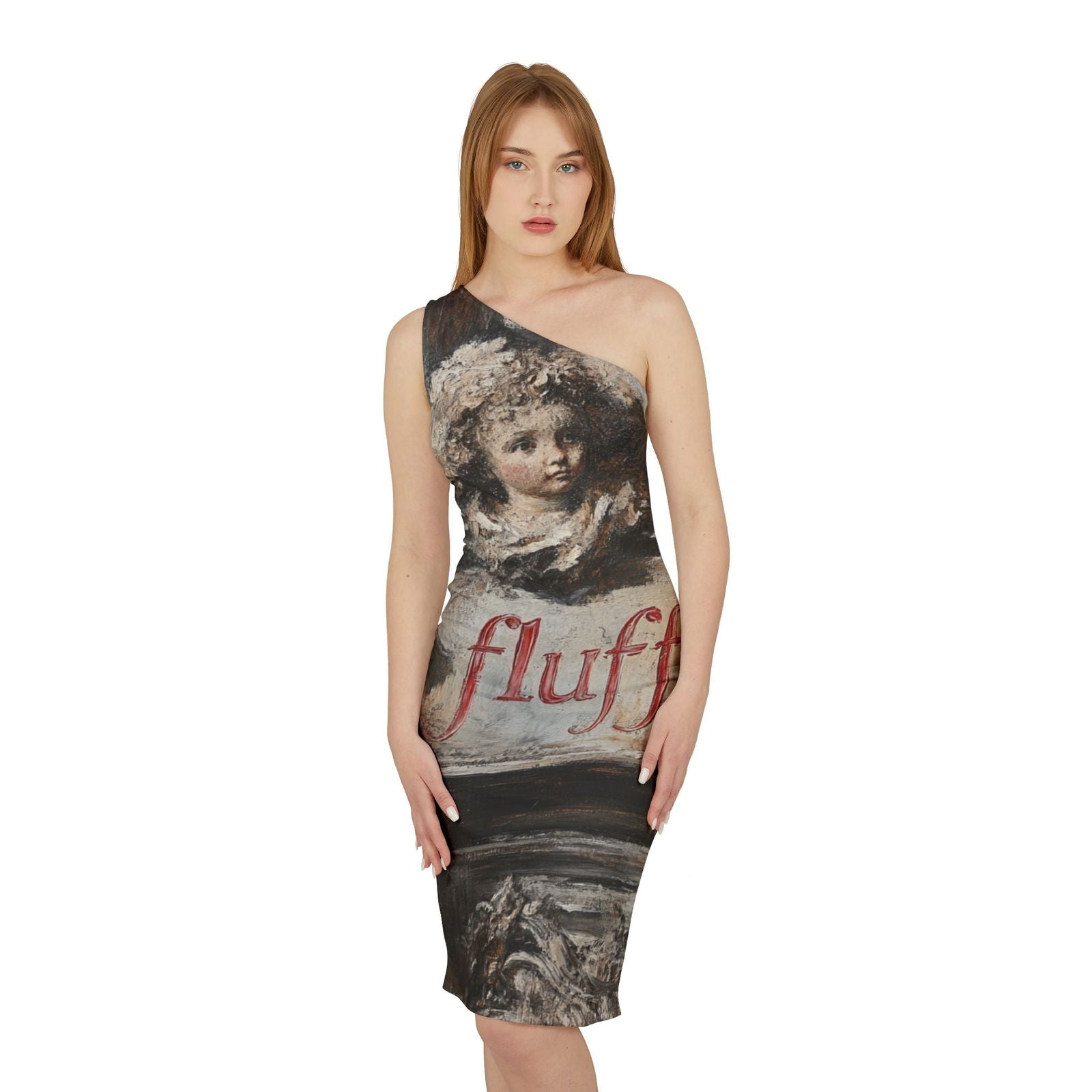 Renaissance Shoulder Dress - Fluff - 