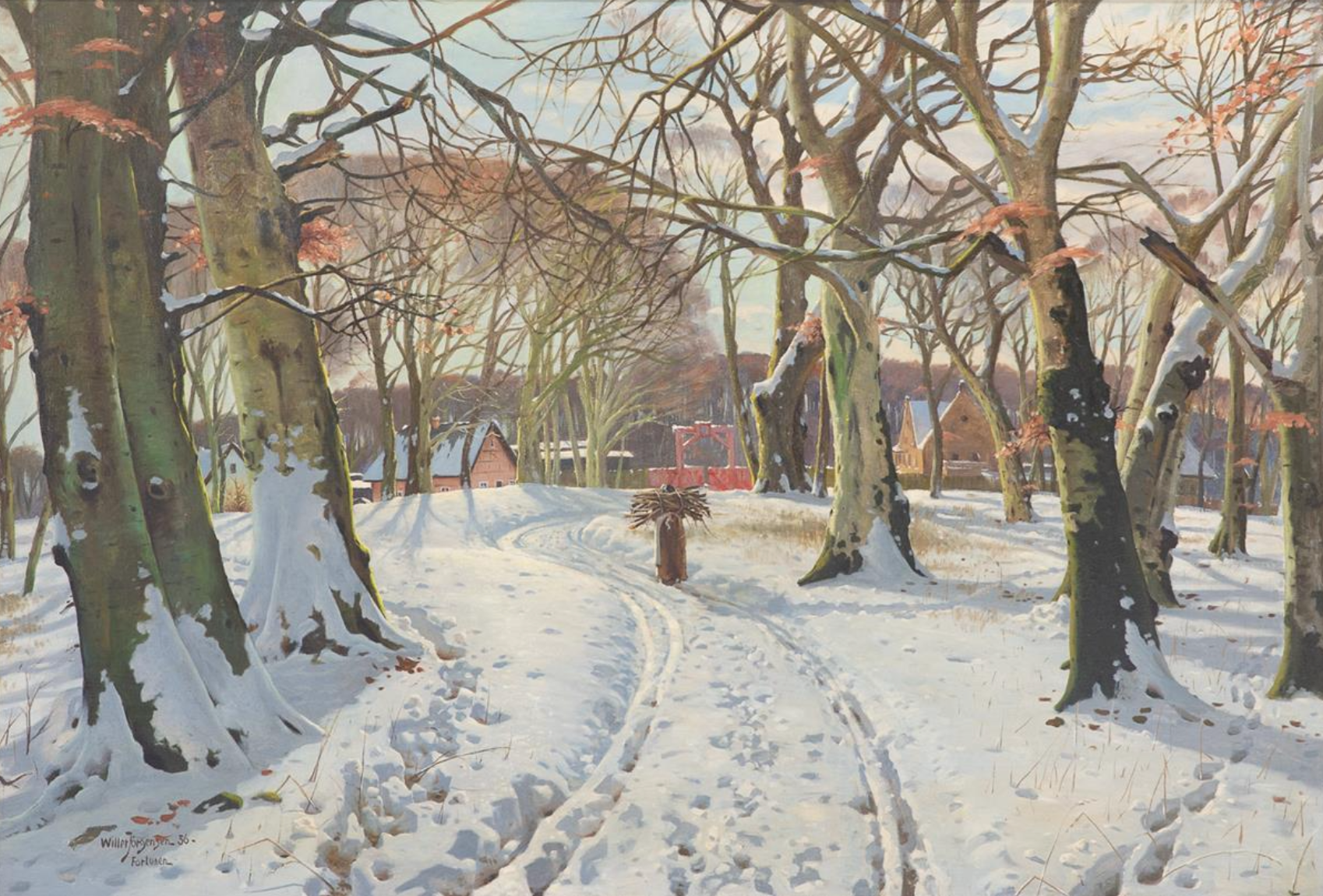 Willer Jorgensen "Winter day in Fortunen"