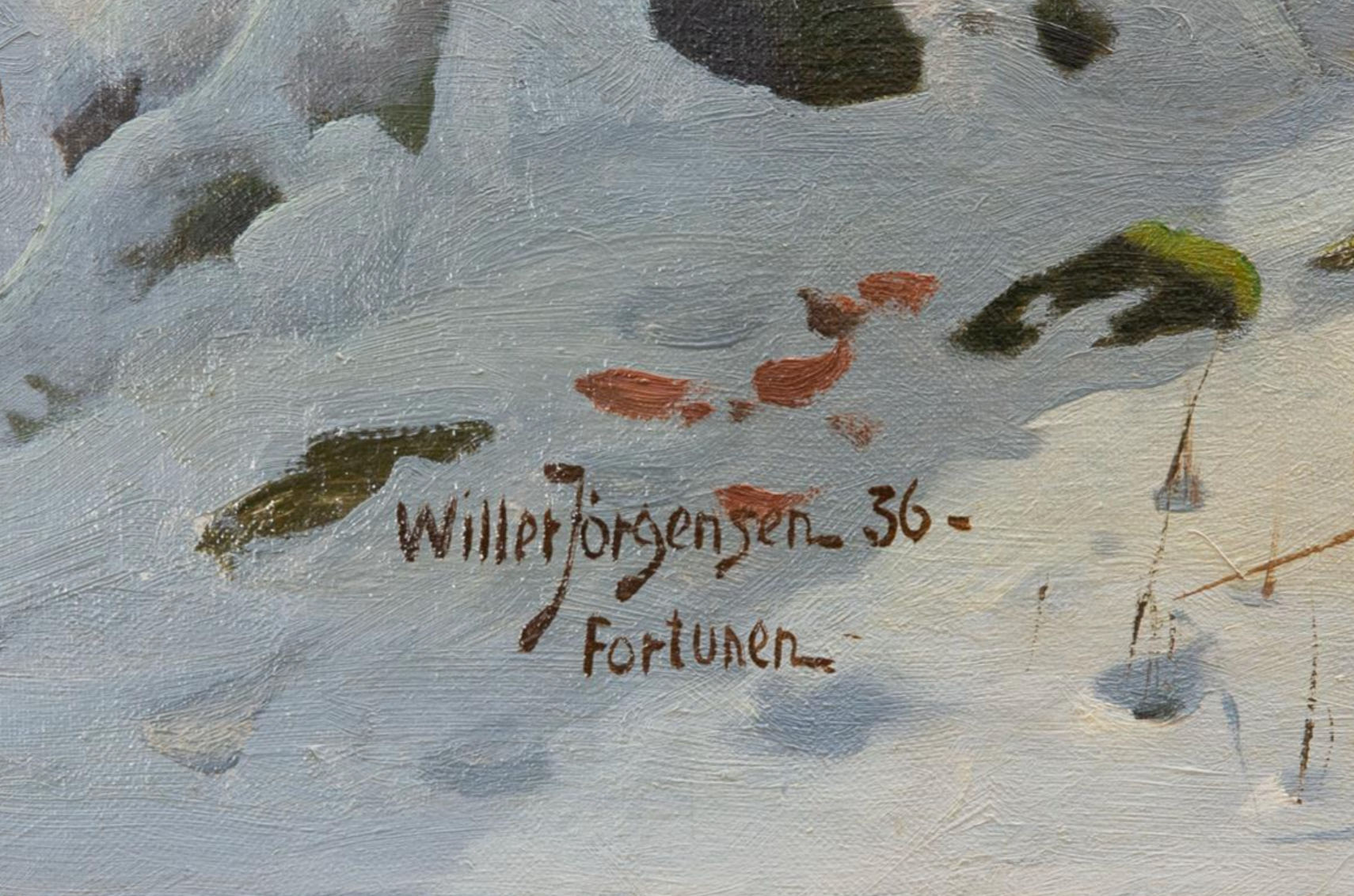 Willer Jorgensen "Winter day in Fortunen"