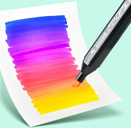 36 Color Paintbrush and Marker Set - Full Spectrum