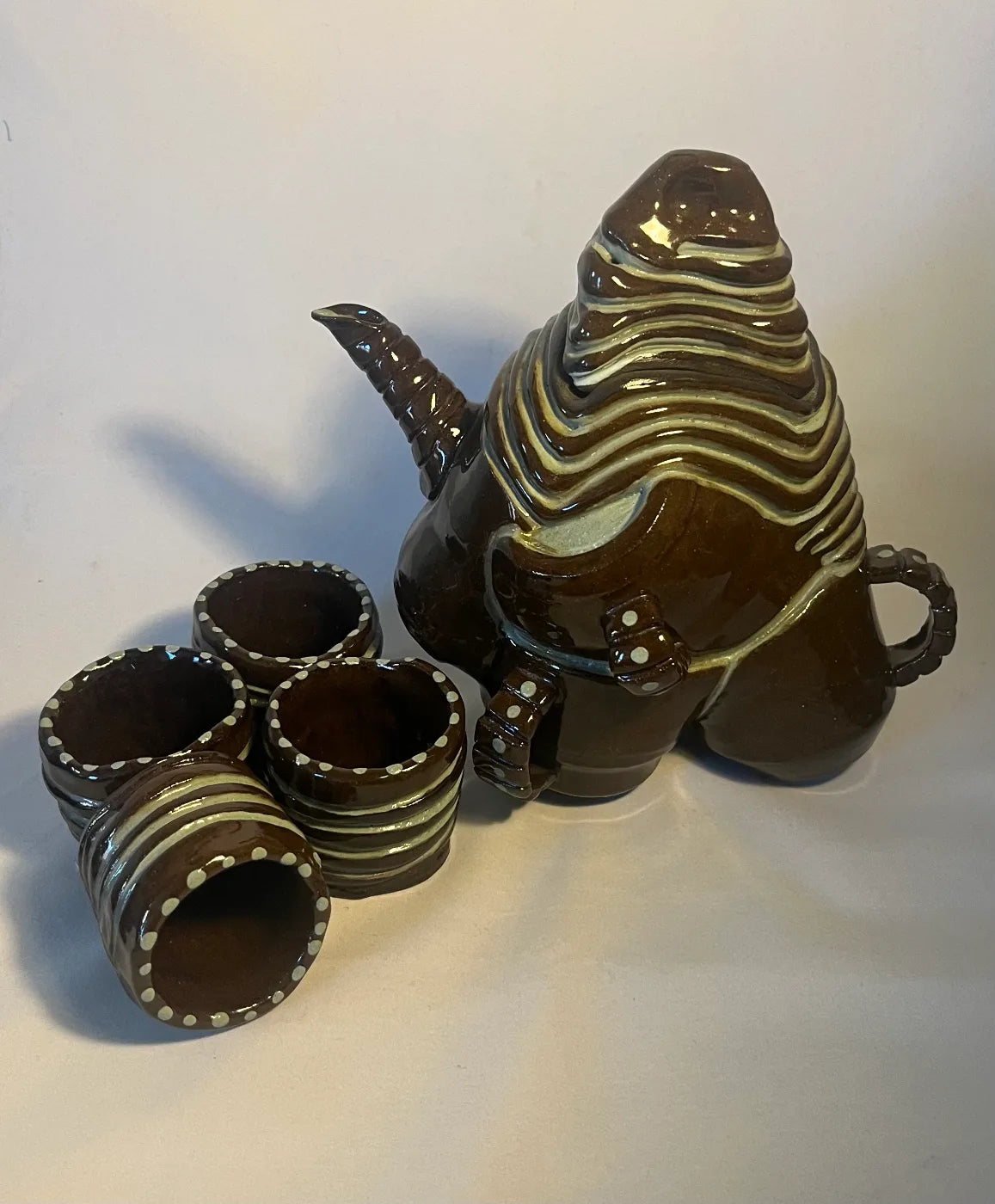 Mutant Teapot/set by Lea Cook