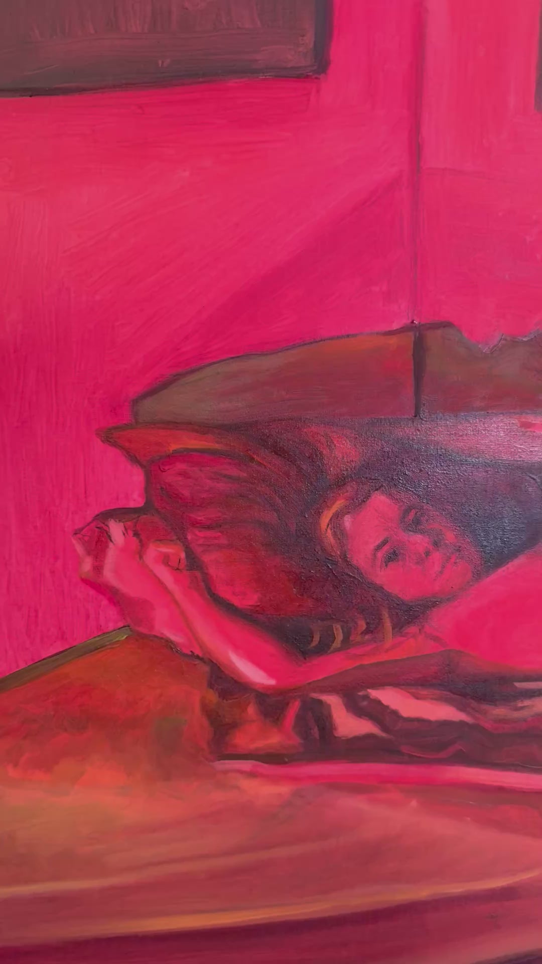 Original Artwork by Camila Cadogan 'Self Portrait Lying Down'